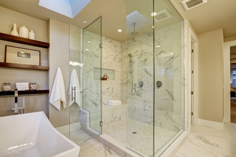 Luxurious Shower with Multiple Jets